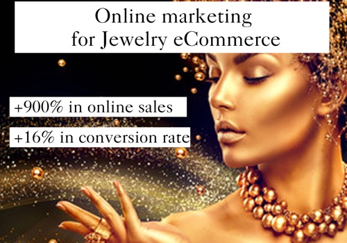 Advertising Package Example: Online marketing for Jewelry eCommerce