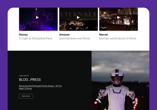 Web Design Package Example: Dronisos