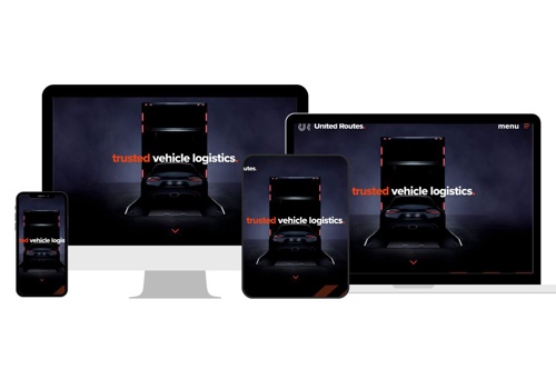 Web Design Package Example: United Routes