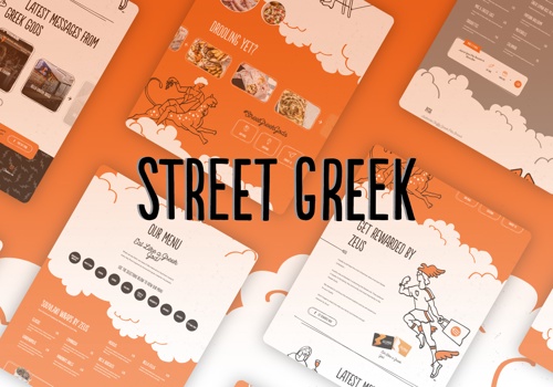 Web Design Package Example: Street Greek
