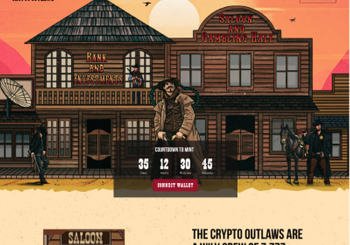 Web Design Package Example: Crypto Landing Page Creation with 3D for Community