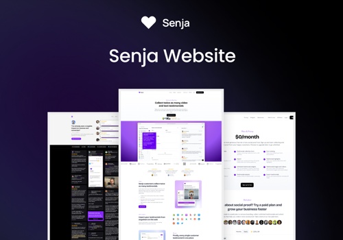 Web Development Package Example: Senja