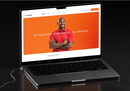 Branding Package Example: iCrowd Brand Identity & Web Design