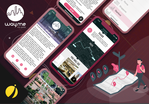 Custom Software Development Package Example: Wayme - city virtual guide - iOS & Android apps
