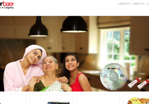 Other Digital Marketing Package Example: MOSER BAER COMPANY WEBSITE DESIGN