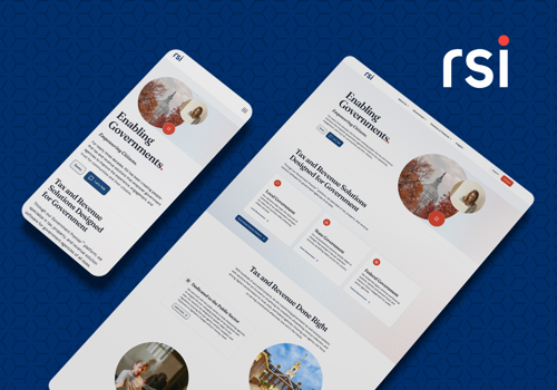 Branding Package Example: RSI Website Redesign: Innovation Meets Performance