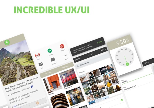 Mobile App Development Package Example: SparksFly. Design