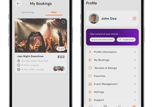 Mobile App Development Package Example: Mashlife - Social Media Mobile App Development
