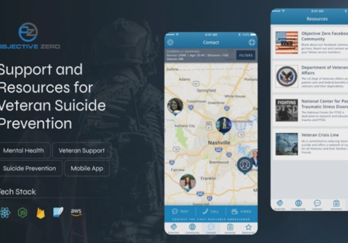 Mobile App Development Package Example: Objective Zero I Suicide Prevention App