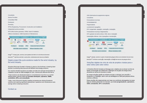 Translation Package Example: Case Study: Shoreline Wind