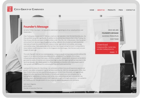 Translation Package Example: Case Study: CITUS Group of Companies