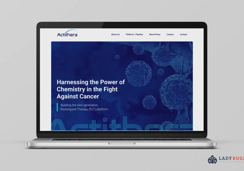 Branding Package Example: Cambridge Biotech Website Design