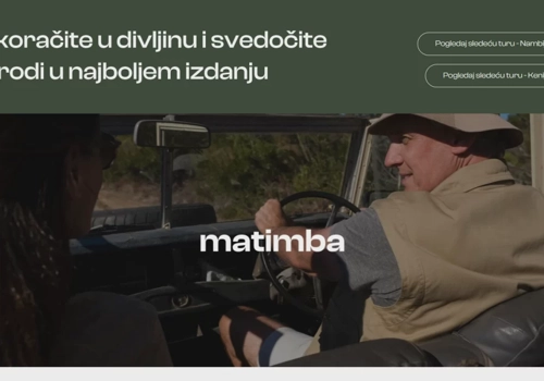 Web Design Package Example: Responsive Safari Tour Website