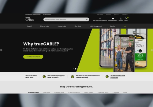 Web Development Package Example: TrueCABLE