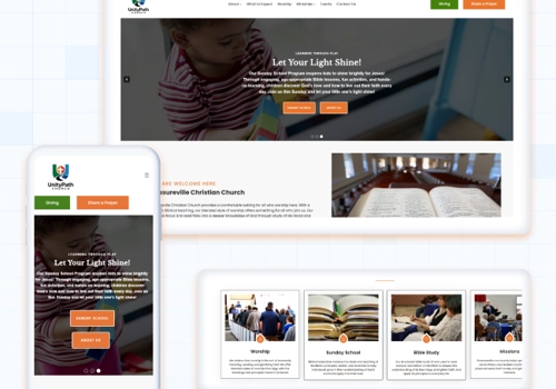 Custom Software Development Package Example: Unity Path Church – Reviving Community Connection