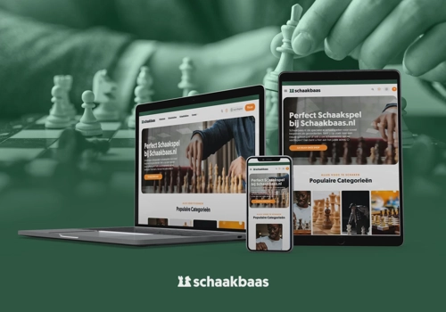 Web Design Package Example: Dynamic E-commerce Website for Schaakbaas | Divi