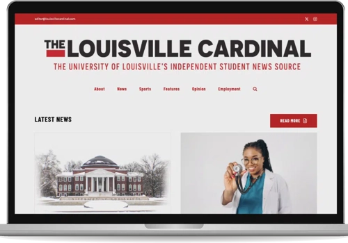 Web Design Package Example: The Louisville Cardinal