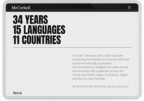 Translation Package Example: Case Study: McCorkell