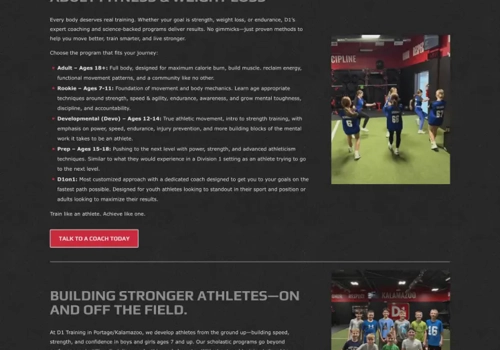 Advertising Package Example: Next Level Lead Generation with D1 Training