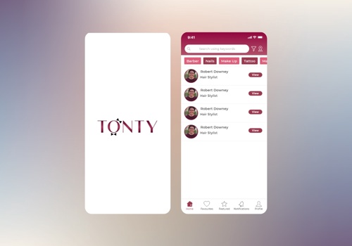 Mobile App Development Package Example: Tonty