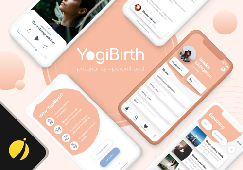 Mobile App Development Package Example: YogiBirth - Pregnancy Yoga - iOS & Android apps