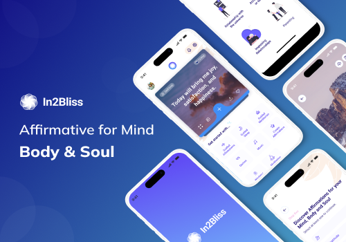 Mobile App Development Package Example: In2Bliss: Affirmative for Mind, body and Soul