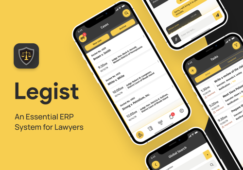 Mobile App Development Package Example: Lawyer Management (ERP, web & mobile apps)