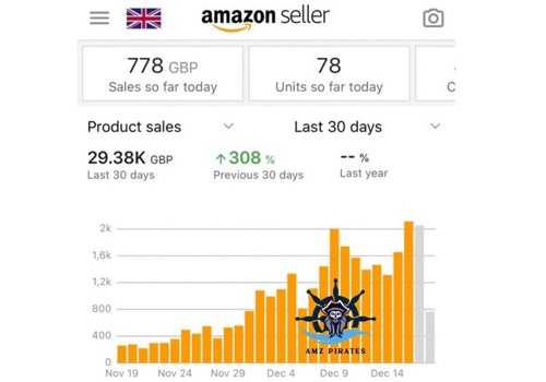 Ecommerce Marketing Package Example: Unleashing Success in Amazon UK: Achieving £29.38K