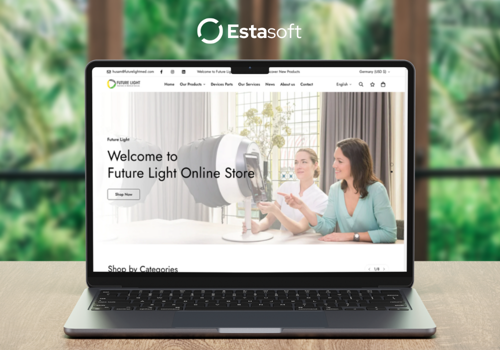E-Commerce Development Package Example: Shopify Store Development for Future Light Med