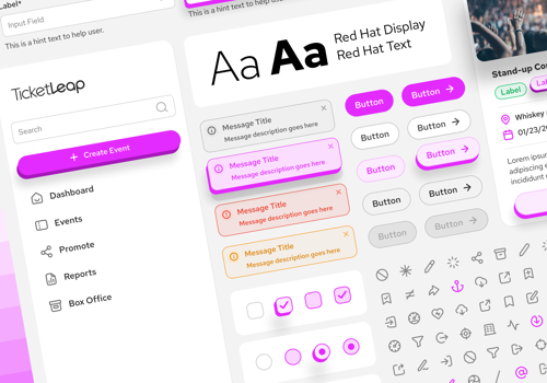 UX/UI Design Package Example: Ticketing System Revamp
