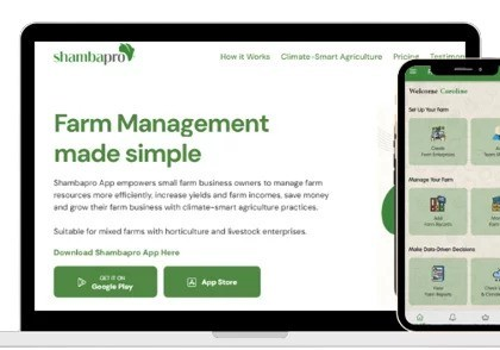 Mobile App Development Package Example: ShambaPro - Farm Management App