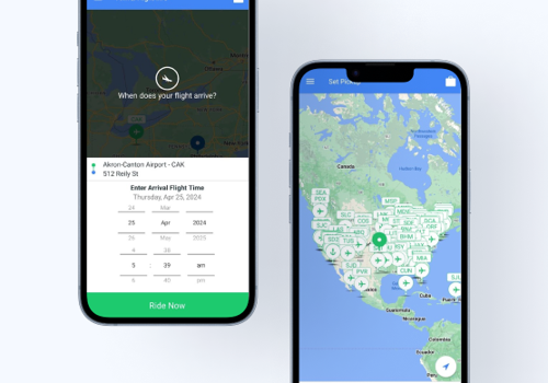Mobile App Development Package Example: SuperShuttle