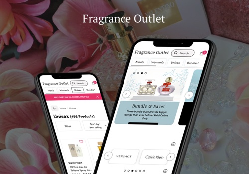 Web Development Package Example: Fragrance Outlet