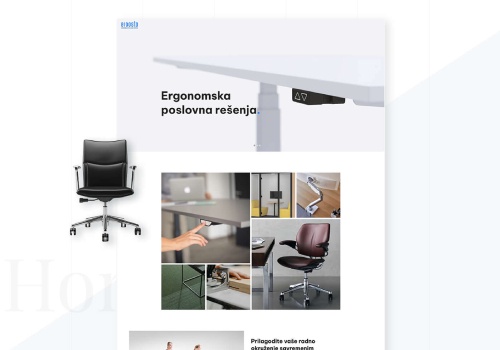 Web Design Package Example: Ergosto Website Development