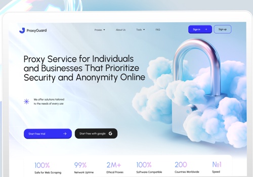 Web Design Package Example: Curie