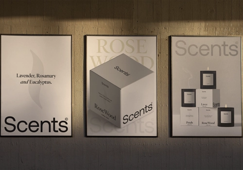 Graphic Design Package Example: Scents LA
