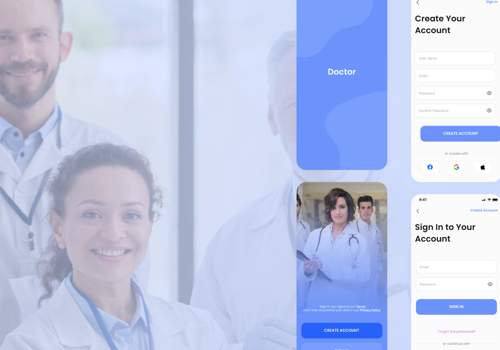 Web Development Package Example: Healthcare app