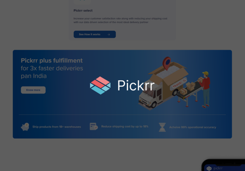 Advertising Package Example: Pickrr
