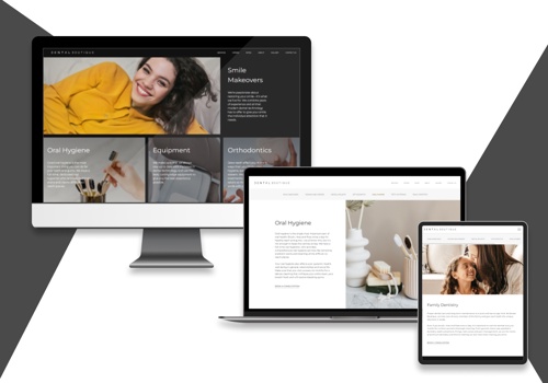 Web Development Package Example: Dental Boutique website