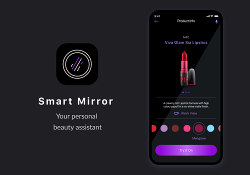 Mobile App Development Package Example: AR-based app for beauty industry