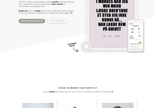Web Design Package Example: Moodstory