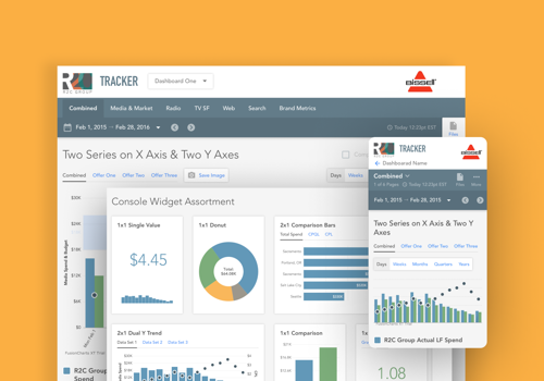 UX/UI Design Package Example: Projecting a Handsome Payoff with R2C Group