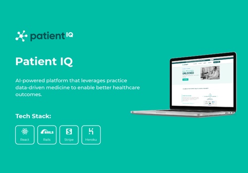 Custom Software Development Package Example: Patient IQ - Modern Healthcare Platform