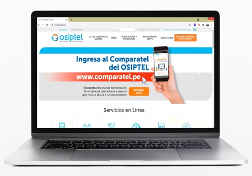 Web Development Package Example: Osiptel Web