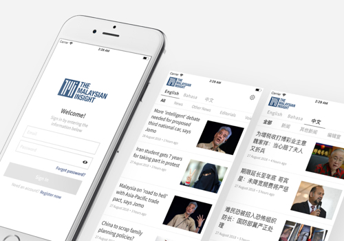 Mobile App Development Package Example: The Malaysian Insight