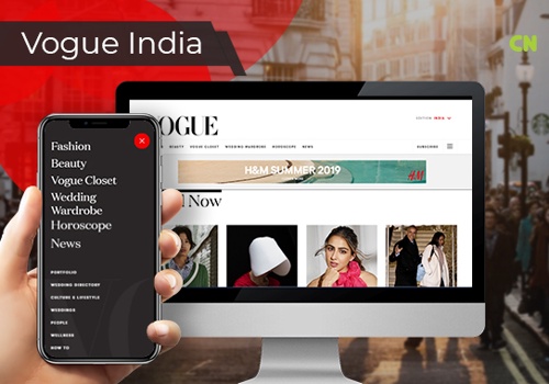 Web Development Package Example: Vogue India