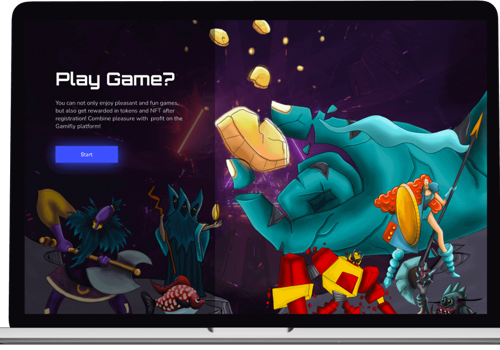 Mobile App Development Package Example: Gamifly