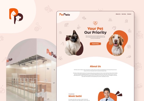 Branding Package Example: PetPatio - Branding, Website, Shop Design