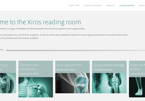 Web Design Package Example: Website for Medical Devices Manufacturer