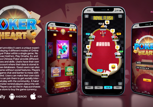 Mobile App Development Package Example: Poker Heart